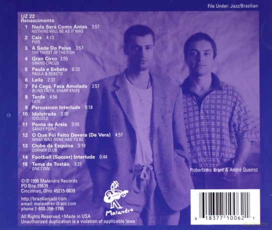 Uz 22: Renasciemento [CD]