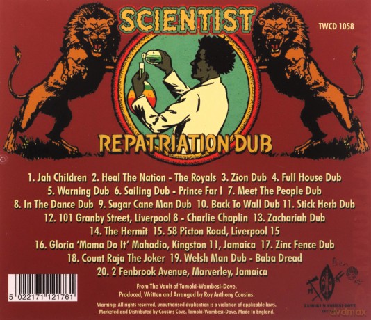 Scientist: Repatriation Dub [CD]