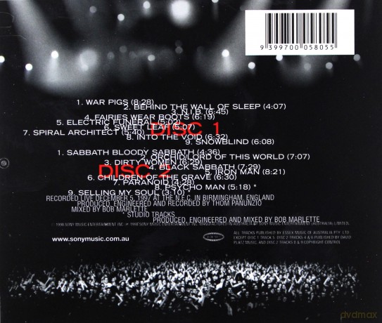 Black Sabbath: Reunion [2CD]
