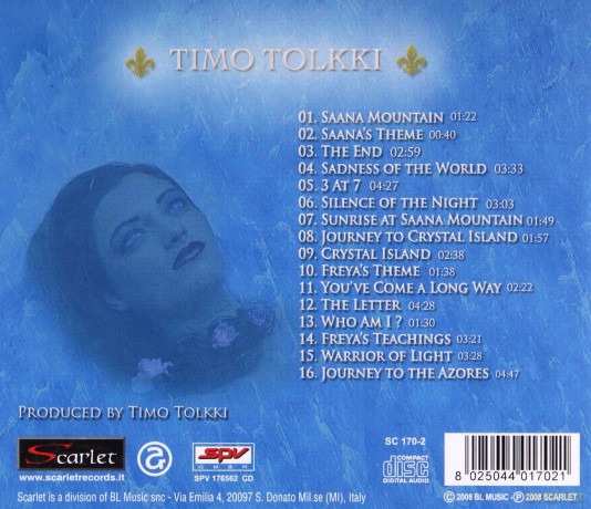 Timo Tolkki: Saana - Warrior Of Light Pt 1 [CD]