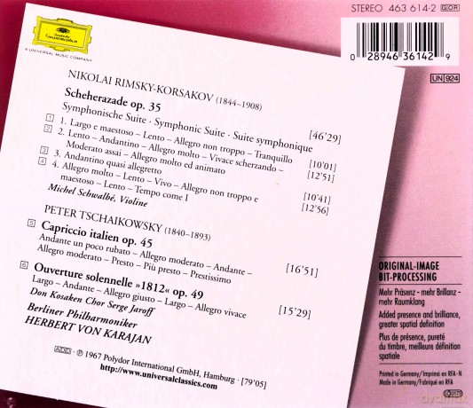 Herbert Von Karajan: Rimsky-Korsakov/tchaikovsky: Orchestral Works [CD]
