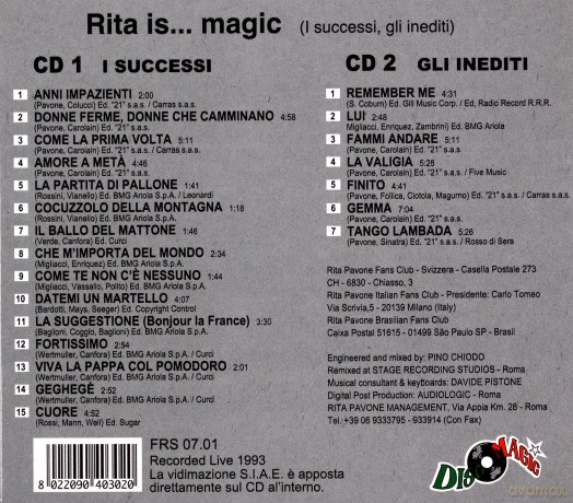 Rita Pavone: Rita Is Magic [2CD]