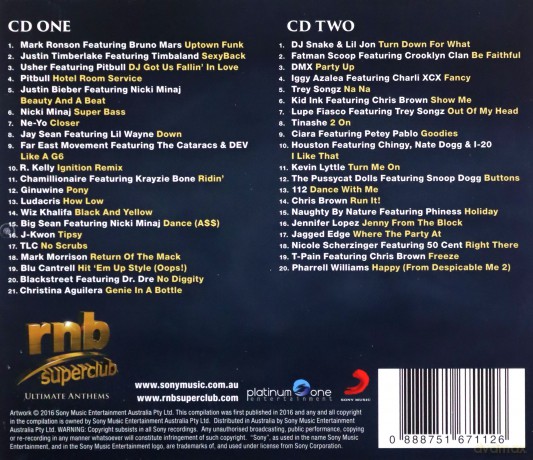 Rnb Superclub Ultimate Anthems [2CD]