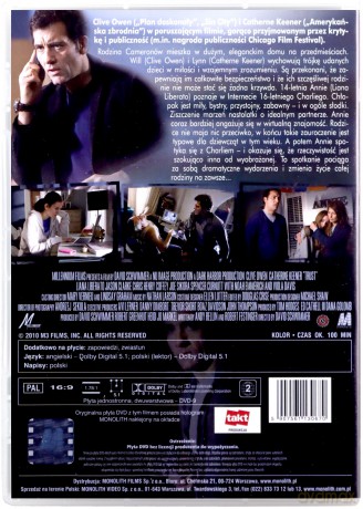 Pożegnanie z niewinnością [DVD]