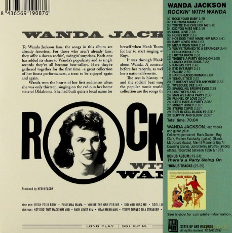 Wanda Jackson: Rockin' With Wanda (+ There's A Party Going On) [CD]