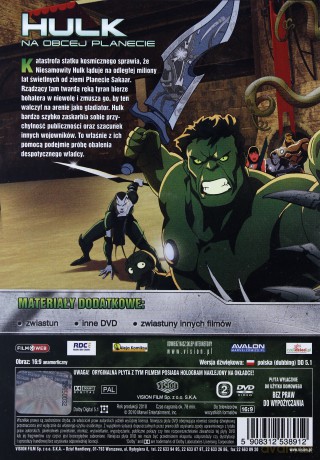 Hulk Na Obcej Planecie [DVD]