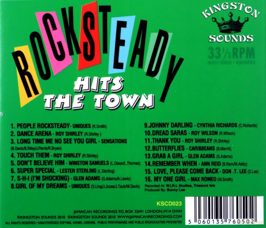 Rocksteady Hits The Town [CD]