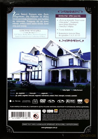 Sześć stóp pod ziemią sezon 3 [5DVD]