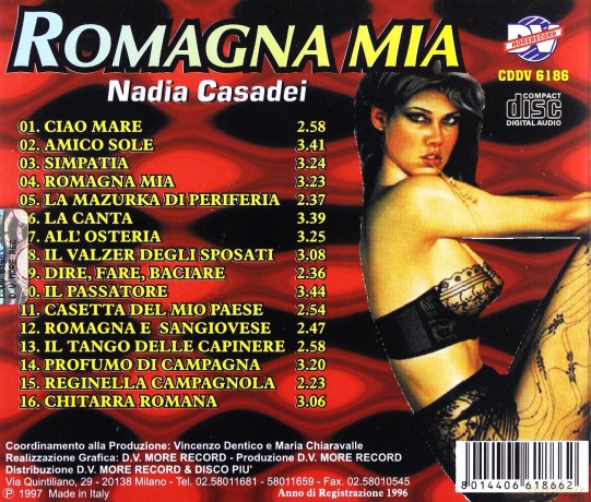 Nadia Casadei: Romagna Mia [CD]