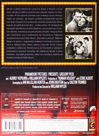 Rzymskie wakacje (Złota Kolekcja Hollywood 07) (booklet) [DVD]