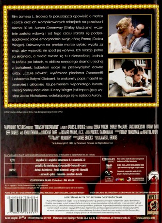 Czułe słówka (Złota Kolekcja Hollywood 28) (booklet) [DVD]