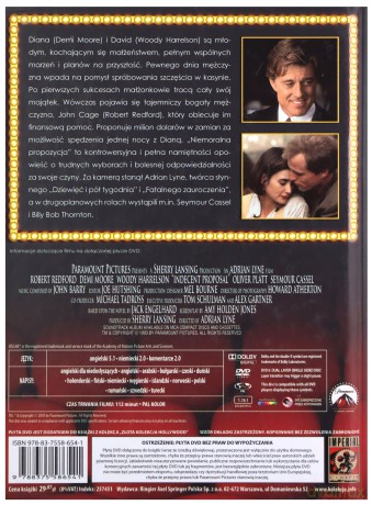 Niemoralna propozycja (Złota Kolekcja Hollywood 29) (booklet) [DVD]
