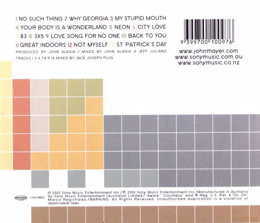 John Mayer: Room for Squares [CD]