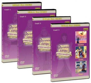 Opowieści Biblijne Starego Testamentu pakiet (Biblia dla dzieci) [4DVD]