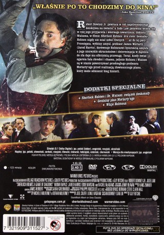Sherlock Holmes: Gra cieni [DVD]