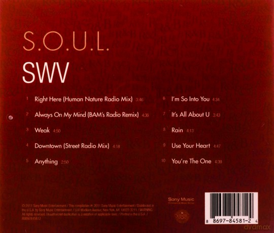 Swv: s.o.u.l. [CD]