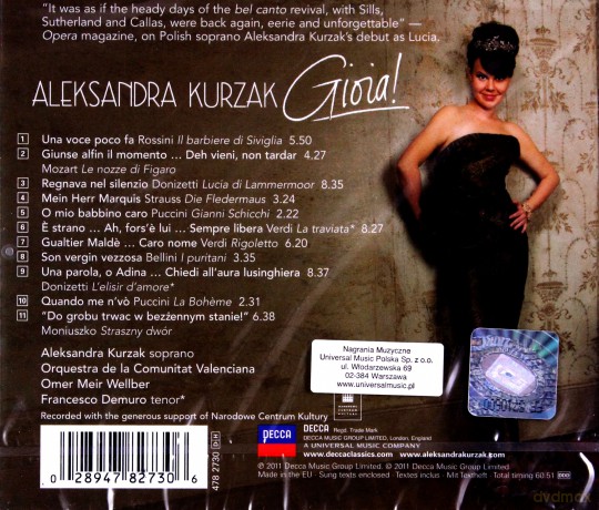Aleksandra Kurzak: Gioia [CD]