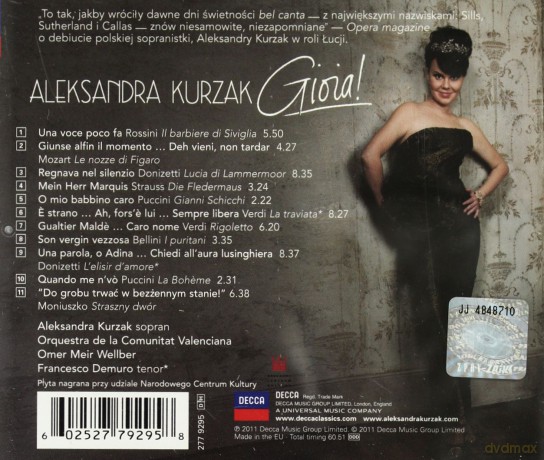 Aleksandra Kurzak: Gioia (PL) [CD]