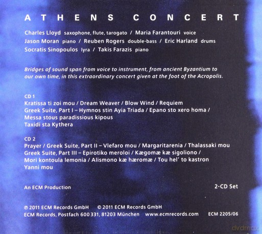 Charles Lloyd: Athens Concert [2CD]