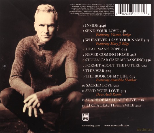 Sting: Sacred Love [CD]
