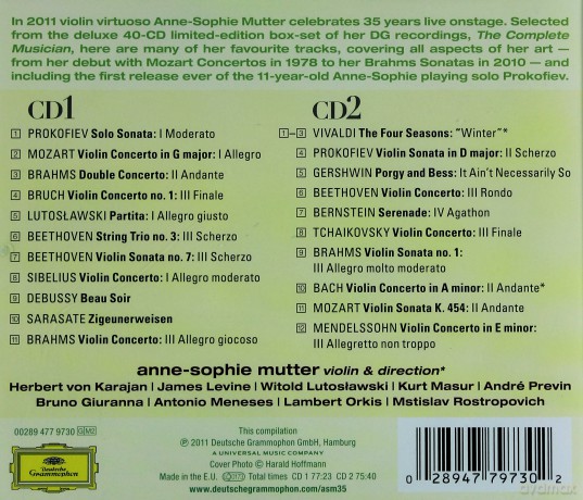 Anne Sophie Mutter: Asm35 Highlights [2CD]