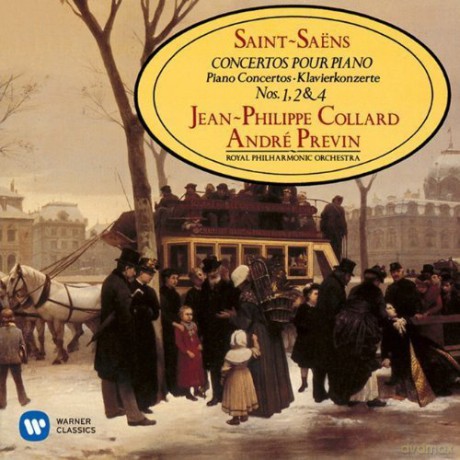 Jean-Philippe Collard: Saint-Saens: Piano Concertos no.1 2 4 [CD]