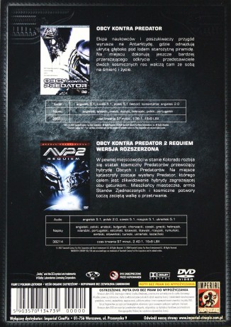 Obcy kontra Predator / Obcy kontra Predator 2 [BOX] [2DVD]