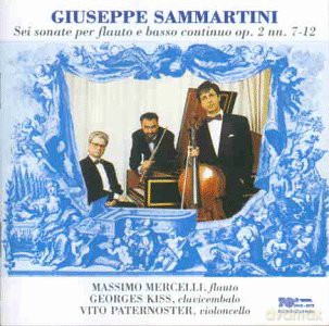 G.B. Sammartini: Sammartini: Sonatas for Flute and Bass Continuo op.2 7-12 [CD]