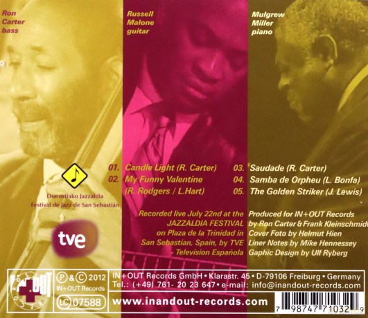 Ron Carter: San Sebastian [CD]
