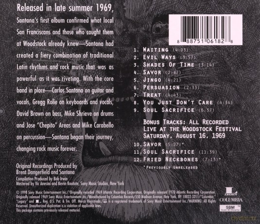 Carlos Santana: Santana [CD]