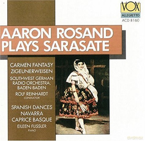 Aaron Rosand: Sarasate: Carmen Fantasia [CD]