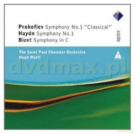 Hugh Wolff/Saint Paul Chamber Orchestra: Sergey Prokofiev/Joseph Haydn/Georges Bizet: Symphonies [CD]