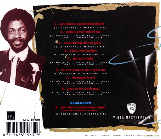 Oliver Cheatham: Saturday Night [CD]