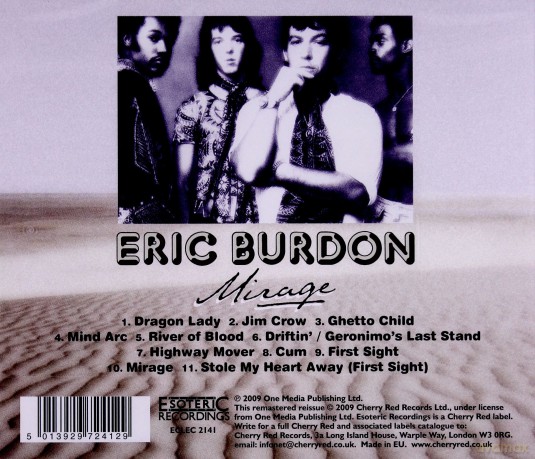 Eric Burdon: Mirage [CD]