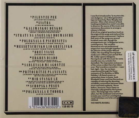 Voix Bulgares: Le Mystere De Voix Bulgare [CD]