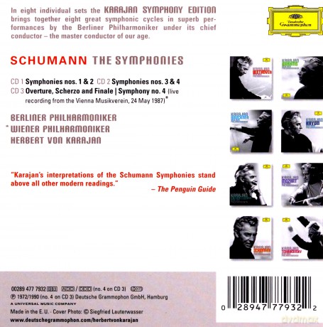Herbert Von Karajan: Schumann: 4 Symphonies [3CD]