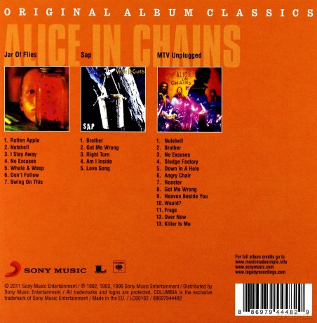 Alice In Chains: Original Album Classics [3CD]