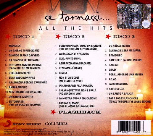 Julio Iglesias: Se Tornassi...all the Hits [3CD]