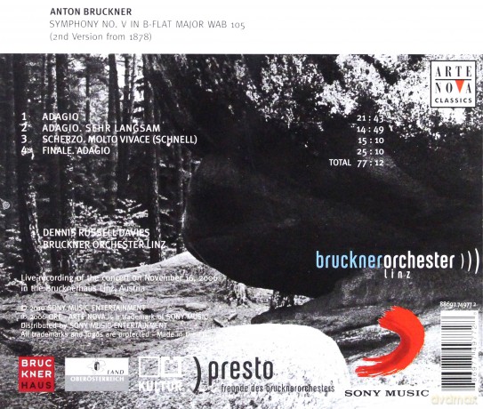 Dennis Russell Davies: Bruckner Sinfonie Nr. 5 [CD]