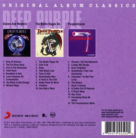 Deep Purple: Original Album Classics [3CD]