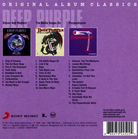 Deep Purple: Original Album Classics [3CD]
