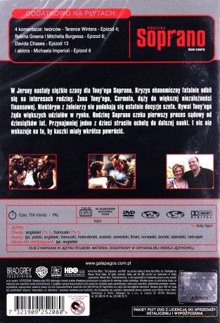 Rodzina Soprano sezon 4 [BOX] [4DVD]