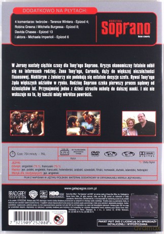 Rodzina Soprano sezon 4 [BOX] [4DVD]