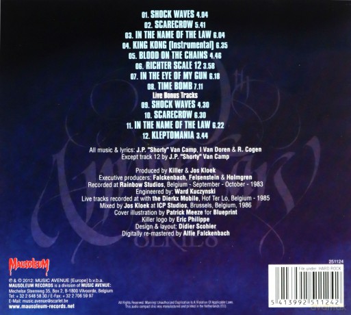 Killer: Shockwaves [CD]