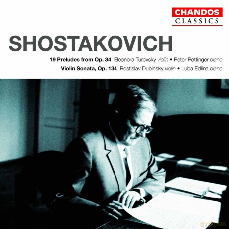 Dmitri Shostakovich: Shostakovich: 19 Preludes From Op. 34; Violin Sonata, Op. 134 [CD]