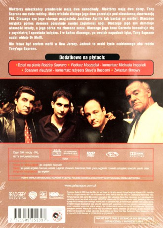 Rodzina Soprano sezon 3 [BOX] [4DVD]