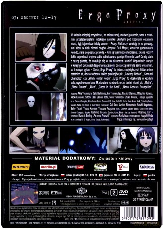 Ergo Proxy 3 (odcinki 12-17) [DVD]