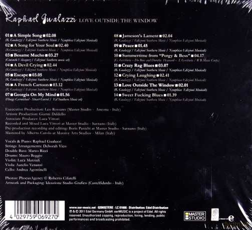 Raphael Gualazzi: Love Outside The Window [CD]