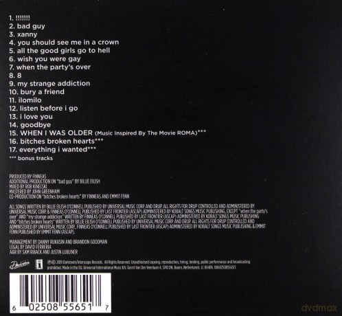 Billie Eilish: When We All Fall Asleep, Where Do We Go? (Deluxe) [CD]