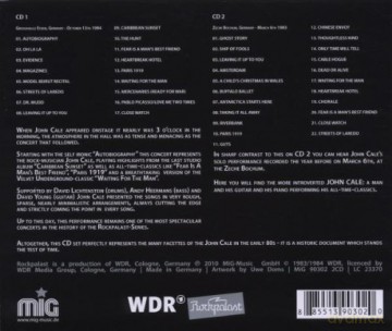 John Cale & Band: Live Rockpalast [2CD]